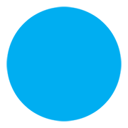 🔵 Emoji Círculo Azul Grande en Twitter Twemoji 12.0.