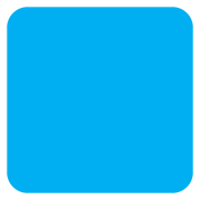 🟦 Emoji blaues Viereck Twitter Twemoji 12.0.