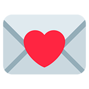 💌 Emoji Carta De Amor na Twitter Twemoji 12.0.