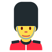 💂‍♂️ Emoji Guardia Hombre en Twitter Twemoji 12.0.