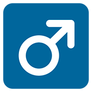 Emoji ♂️ Simbolo Genere Maschile su Twitter Twemoji 12.0.