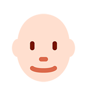 👨🏻‍🦲 Emoji Mann: helle Hautfarbe, Glatze Twitter Twemoji 12.0.