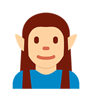 Emoji 🧝🏼‍♂️ Elfo Uomo: Carnagione Abbastanza Chiara su Twitter Twemoji 12.0.