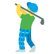 🏌️‍♂️ Emoji Hombre Jugando Al Golf en Twitter Twemoji 12.0.