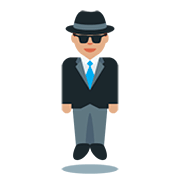 🕴🏽 Emoji schwebender Mann im Anzug: mittlere Hautfarbe Twitter Twemoji 12.0.