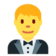 🤵 Emoji Person im Smoking Twitter Twemoji 12.0.