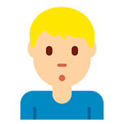 Emoji 🙎🏼‍♂️ Uomo Imbronciato: Carnagione Abbastanza Chiara su Twitter Twemoji 12.0.