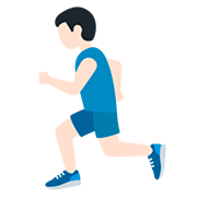 🏃🏻‍♂️ Emoji Hombre Corriendo: Tono De Piel Claro en Twitter Twemoji 12.0.