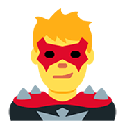 Emoji 🦹‍♂️ Supercattivo Uomo su Twitter Twemoji 12.0.