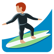 Émoji 🏄🏽‍♂️ Surfeur : Peau Légèrement Mate sur Twitter Twemoji 12.0.