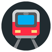 Emoji 🚇 Metropolitana su Twitter Twemoji 12.0.