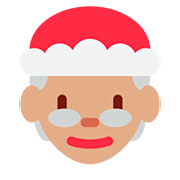Émoji 🤶🏽 Mère Noël : Peau Légèrement Mate sur Twitter Twemoji 12.0.