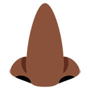 👃🏿 Emoji Nase: dunkle Hautfarbe Twitter Twemoji 12.0.