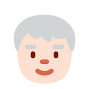 Emoji 🧓🏻 Adulto Anziano: Carnagione Chiara su Twitter Twemoji 12.0.