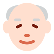 👴🏻 Emoji Homem Idoso: Pele Clara na Twitter Twemoji 12.0.