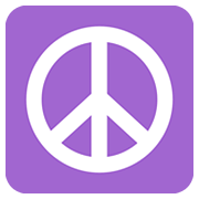 ☮️ Emoji Friedenszeichen Twitter Twemoji 12.0.
