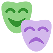 🎭 Emoji Máscaras De Teatro en Twitter Twemoji 12.0.