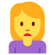 🙍 Emoji Persona Frunciendo El Ceño en Twitter Twemoji 12.0.