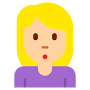Emoji 🙎🏼 Persona Imbronciata: Carnagione Abbastanza Chiara su Twitter Twemoji 12.0.