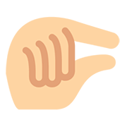 🤏🏼 Emoji Wenig-Geste: mittelhelle Hautfarbe Twitter Twemoji 12.0.