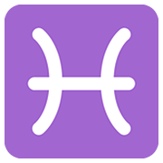 Emoji ♓ Segno Zodiacale Dei Pesci su Twitter Twemoji 12.0.