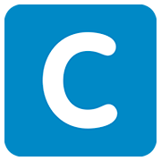 🇨 Emoji Indicador regional Símbolo Letra C en Twitter Twemoji 12.0.