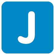 🇯 Emoji Indicador regional símbolo letra J en Twitter Twemoji 12.0.