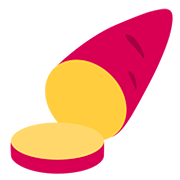 Emoji 🍠 Patata Dolce Arrosto su Twitter Twemoji 12.0.