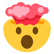🤯 Emoji explodierender Kopf Twitter Twemoji 12.0.