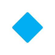Emoji 🔹 Rombo Blu Piccolo su Twitter Twemoji 12.0.