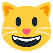 😺 Emoji grinsende Katze Twitter Twemoji 12.0.