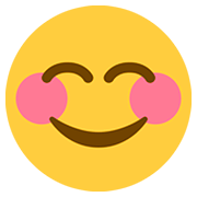 😊 Emoji Cara Feliz Con Ojos Sonrientes en Twitter Twemoji 12.0.