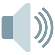 🔊 Emoji Lautsprecher mit hoher Lautstärke Twitter Twemoji 12.0.