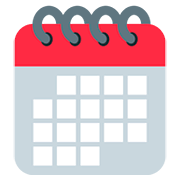 Emoji 🗓️ Calendario A Spirale su Twitter Twemoji 12.0.
