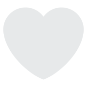 🤍 Emoji Corazón Blanco en Twitter Twemoji 12.0.