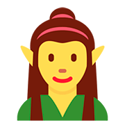 Emoji 🧝‍♀️ Elfo Donna su Twitter Twemoji 12.0.