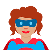 🦸🏽‍♀️ Emoji Superheroína: Tono De Piel Medio en Twitter Twemoji 12.0.