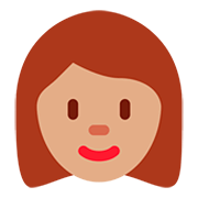 Emoji 👩🏽 Donna: Carnagione Olivastra su Twitter Twemoji 12.0.