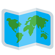 🗺️ Emoji Mapa Mundial en Twitter Twemoji 12.0.