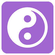 ☯️ Emoji Yin Yang en Twitter Twemoji 12.0.