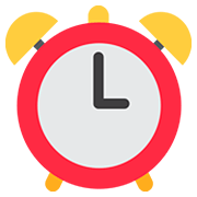 ⏰ Emoji Reloj Despertador en Twitter Twemoji 12.1.3.
