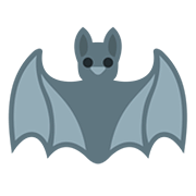 Emoji 🦇 Pipistrello su Twitter Twemoji 12.1.3.