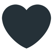 🖤 Emoji Corazón Negro en Twitter Twemoji 12.1.3.