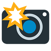 Emoji 📸 Fotocamera Con Flash su Twitter Twemoji 12.1.3.
