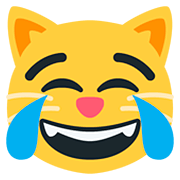 Emoji 😹 Gatto Con Lacrime Di Gioia su Twitter Twemoji 12.1.3.