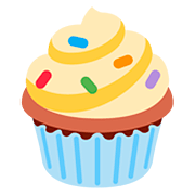 🧁 Emoji Cupcake na Twitter Twemoji 12.1.3.