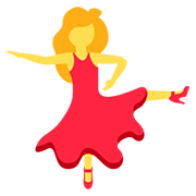 💃 Emoji Mujer Bailando en Twitter Twemoji 12.1.3.