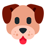 🐶 Emoji Cara De Perro en Twitter Twemoji 12.1.3.