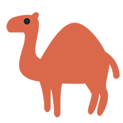 🐪 Emoji Camelo na Twitter Twemoji 12.1.3.