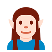 🧝🏻 Emoji Elf(e): helle Hautfarbe Twitter Twemoji 12.1.3.